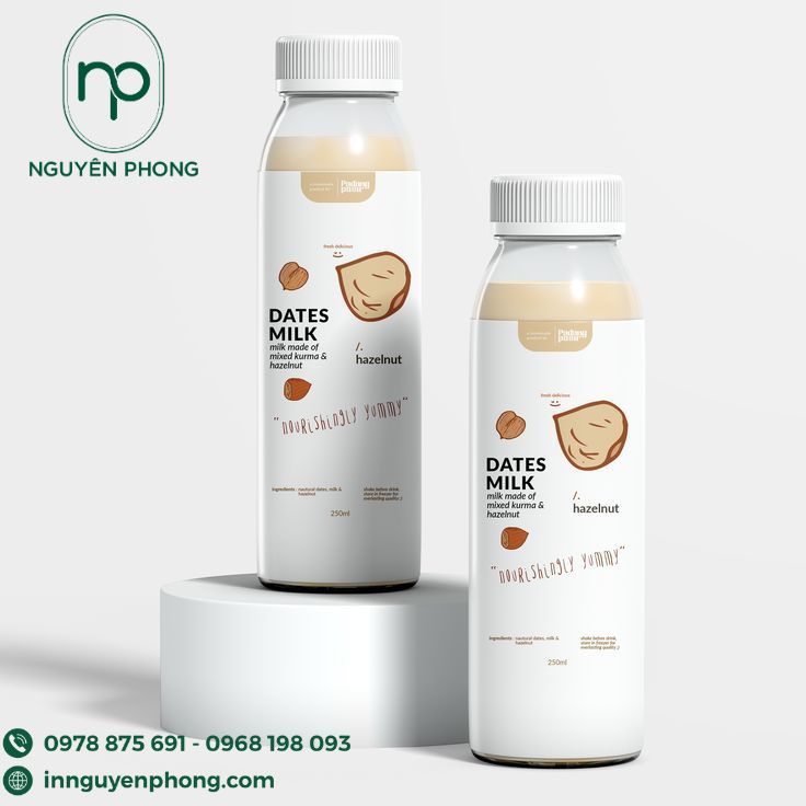 Thiết Kế Tem Sữa Hạt Đẹp Chuẩn Xu Hướng 2025&nbsp;